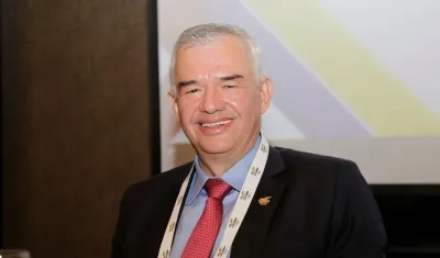 El presidente del Comité Olímpico Colombiano, Ciro Solano.