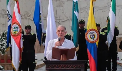 El Gobernador del Atlántico, Eduardo Verano.