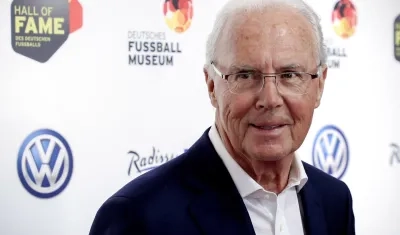 El legendario Franz Beckenbauer, fallecido el domingo a los 78 años.