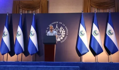 El presidente de El Salvador, Nayib Bukele.