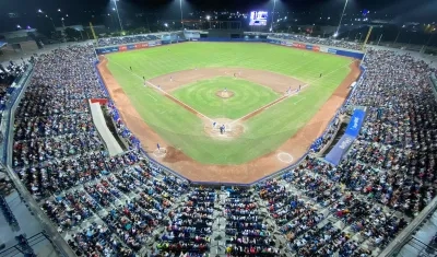 Estadio de béisbol Édgar Rentería, uno de los escenarios que iba a ser utilizado en los Juegos Panamericanos de 2027. 