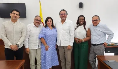 Magistrados de la JEP y del Tribunal Superior de Barranquilla. 