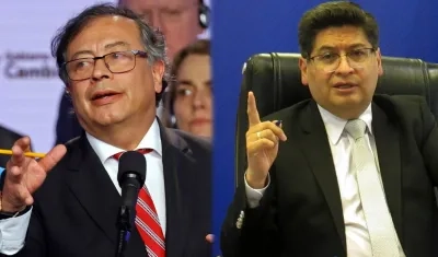 El Presidente Gustavo Petro y el Presidente de Bolivia, Luis Arce.