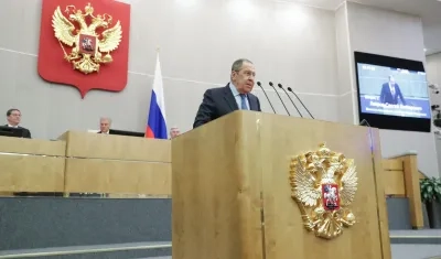 Serguéi Lavrov, ministro ruso de relaciones exteriores.