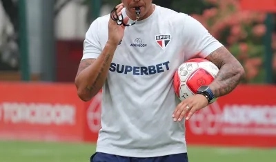 Thiago Carpini, entrenador del Sao Paulo. 