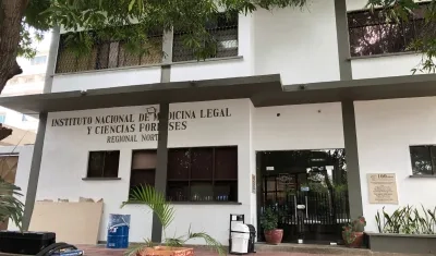 Fachada del Instituto de Medicina Legal en Barranquilla.