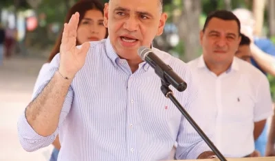 Carlos Pinedo Cuello, alcalde de Santa Marta.