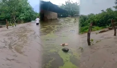 Imágenes de la inundación.