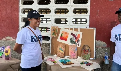 Milenis Alvear, beneficiaria de ‘Barranquilla va pa' lante’.