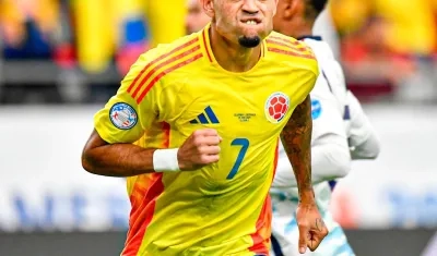 Luis Díaz viene de marcarle dos goles a Brasil en la Eliminatoria Sudamericana.