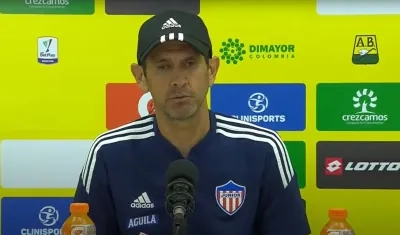 Arturo Reyes, técnico del Junior. 