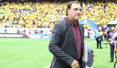 Néstor Lorenzo, técnico de la Selección Colombia. 