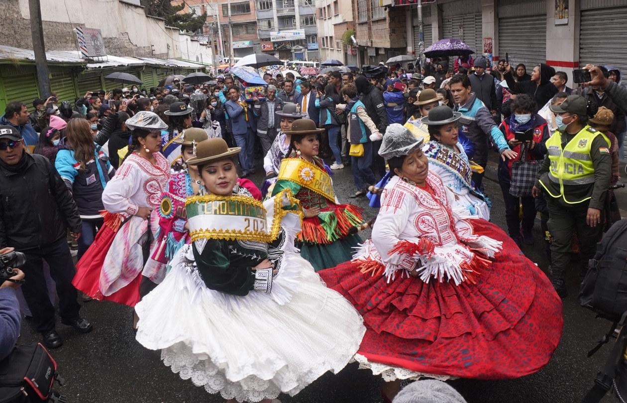 Personajes del Carnaval de Bolivia.